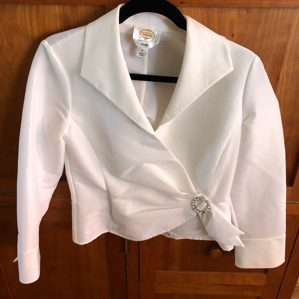 White Talbots blouse